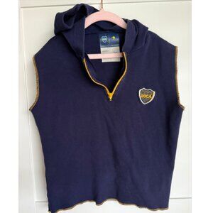 Oficial Sleeveless Hooded BOCA JUNIORS Sweatshirt